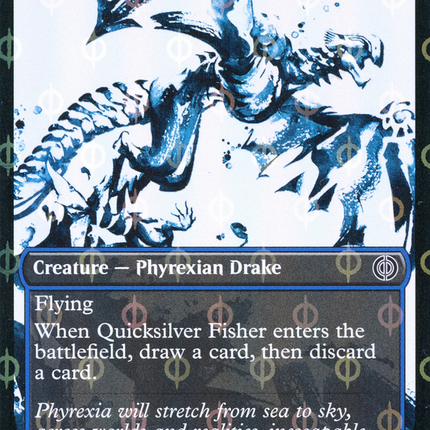 Quicksilver Fisher (Showcase Ichor Step-and-Compleat Foil) [Phyrexia: All Will Be One]