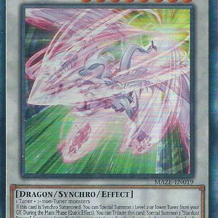 Accel Synchro Stardust Dragon [MAZE-EN019] Collector's Rare