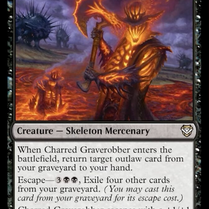 Charred Graverobber [Outlaws of Thunder Junction Commander]