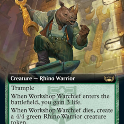 Workshop Warchief (Extended Art) [Streets of New Capenna]