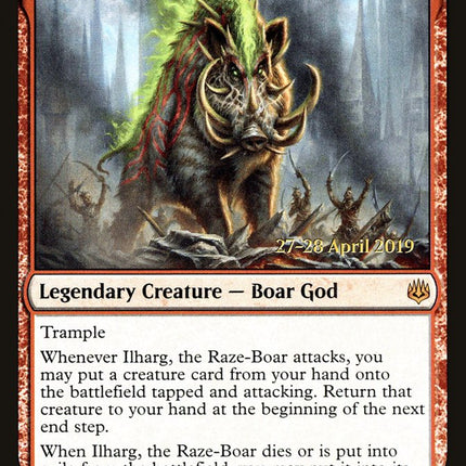 Ilharg, the Raze-Boar [War of the Spark Prerelease Promos]