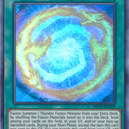 Thunder Dragon Fusion [MP19-EN199] Super Rare