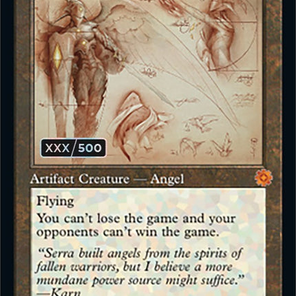 Platinum Angel (Retro Schematic) (Serialized) [The Brothers' War Retro Artifacts]