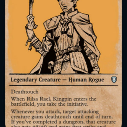 Rilsa Rael, Kingpin (Showcase) [Commander Legends: Battle for Baldur's Gate]
