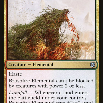 Brushfire Elemental [Zendikar Rising]