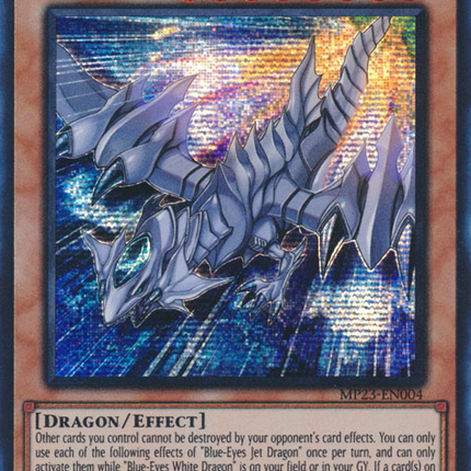 Blue-Eyes Jet Dragon [MP23-EN004] Prismatic Secret Rare