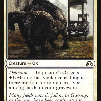 Inquisitor's Ox [Shadows over Innistrad]