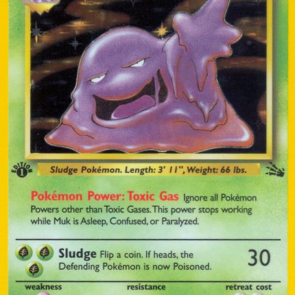 Muk (13/62) [Fossil 1st Edition]