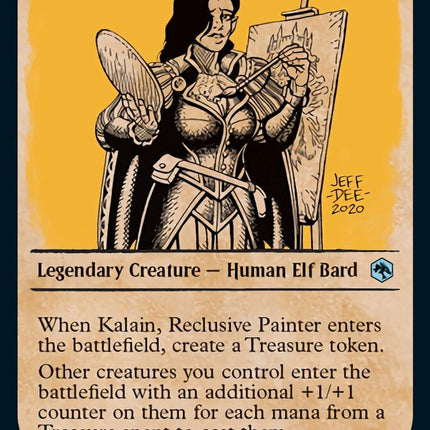 Kalain, Reclusive Painter (Showcase) [Dungeons & Dragons: Adventures in the Forgotten Realms]