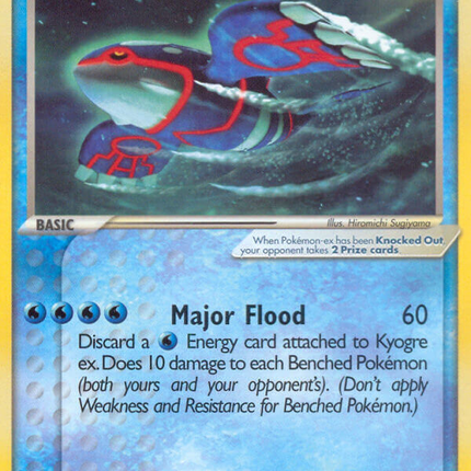 Kyogre ex (001) [Nintendo: Black Star Promos]