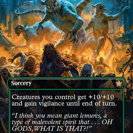 Preposterous Proportions (Borderless) (Mana Foil) [Foundations]