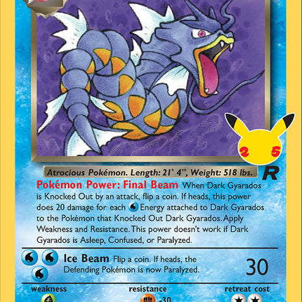 Dark Gyarados (8/82) [Celebrations: 25th Anniversary - Classic Collection]