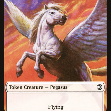 Kithkin Soldier // Pegasus Double-Sided Token [Kaldheim Commander Tokens]