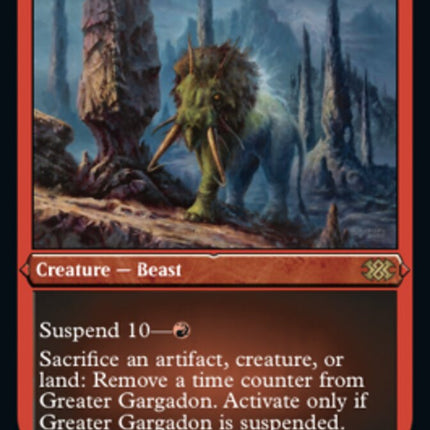 Greater Gargadon (Foil Etched) [Double Masters 2022]