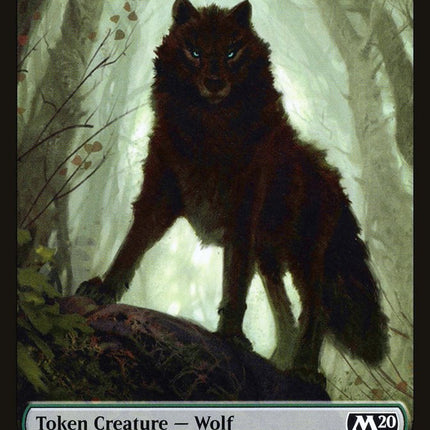 Zombie // Wolf Double-Sided Token [Game Night 2019 Tokens]