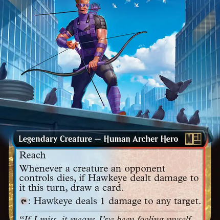Hawkeye, Avenging Archer (Extended Art) [Marvel Super Heroes Commander]