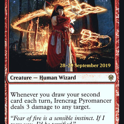 Irencrag Pyromancer [Throne of Eldraine Prerelease Promos]