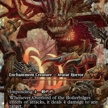 Overlord of the Boilerbilges (Japan Showcase Fracture Foil) [Duskmourn: House of Horror]