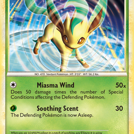 Leafeon (17/90) [HeartGold & SoulSilver: Undaunted]