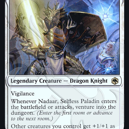 Nadaar, Selfless Paladin (Ampersand Promo) [Dungeons & Dragons: Adventures in the Forgotten Realms Promos]