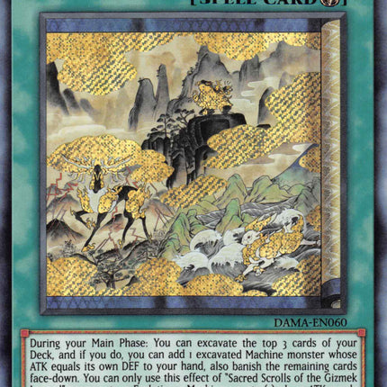 Sacred Scrolls of the Gizmek Legend [DAMA-EN060] Secret Rare