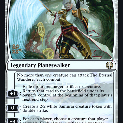 The Eternal Wanderer [Phyrexia: All Will Be One Prerelease Promos]
