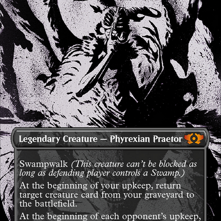 Sheoldred, Whispering One (Halo Foil) [Multiverse Legends]