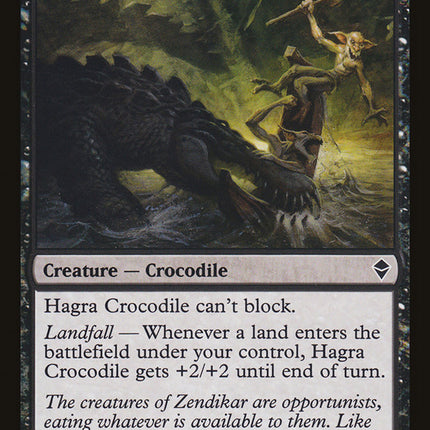 Hagra Crocodile [Zendikar]