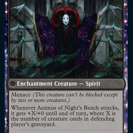 The Long Reach of Night // Animus of Night's Reach [Kamigawa: Neon Dynasty]