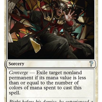 Prismatic Ending (White Border) [Mystery Booster 2]