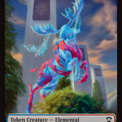 Elemental (0020) // Treasure Double-Sided Token [Secrets of Strixhaven Commander Tokens]