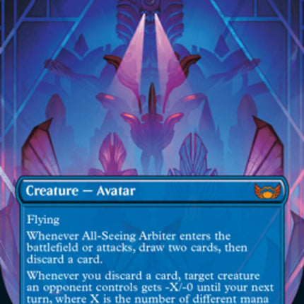 All-Seeing Arbiter (Borderless Alternate Art) [Streets of New Capenna]