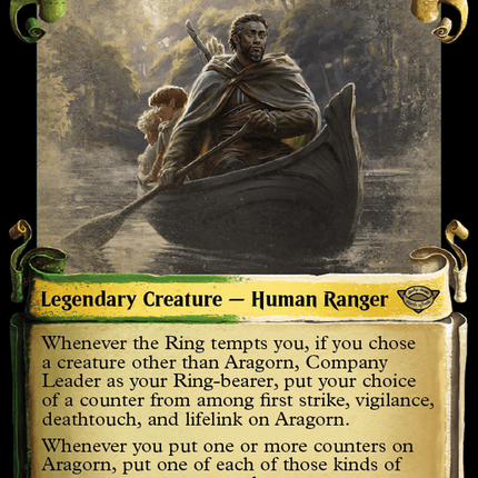 Aragorn, Company Leader [The Lord of the Rings: Tales of Middle-Earth Showcase Scrolls]
