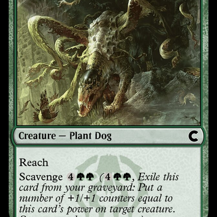 Thrashing Mossdog [Ravnica: Clue Edition]