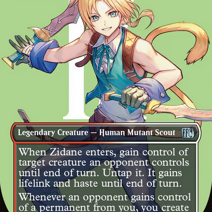 Zidane, Tantalus Thief (Borderless) [FINAL FANTASY]