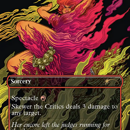 Skewer the Critics (2051) (Rainbow Foil) [Secret Lair Drop Series]