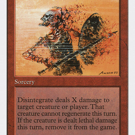 Disintegrate [Fifth Edition]