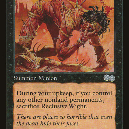 Reclusive Wight [Urza's Saga]