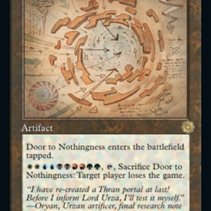 Door to Nothingness (Retro Schematic) [The Brothers' War Retro Artifacts]