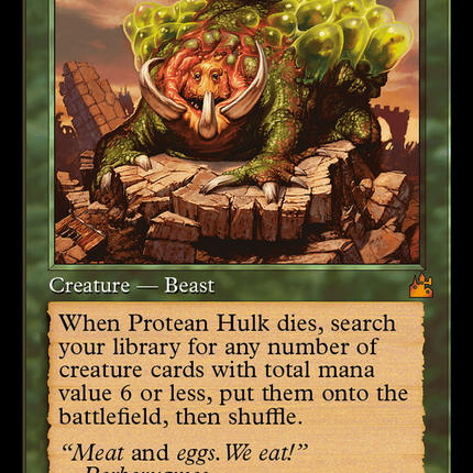 Protean Hulk (Retro Frame) [Ravnica Remastered]