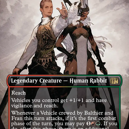 Balthier and Fran (Borderless) (0319) [FINAL FANTASY]