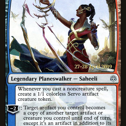 Saheeli, Sublime Artificer [War of the Spark Prerelease Promos]