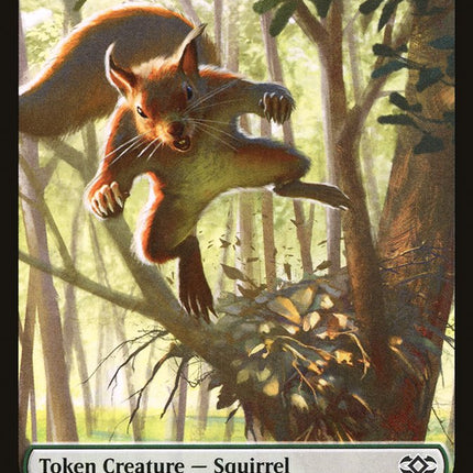 Demon // Squirrel Double-Sided Token [Double Masters Tokens]