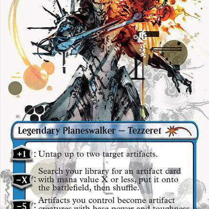 Tezzeret the Seeker (Borderless) [Secret Lair Drop Series]