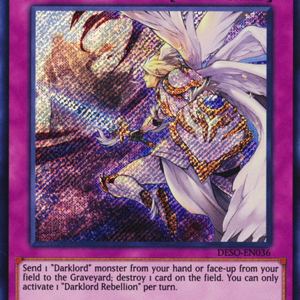 Darklord Rebellion [DESO-EN036] Secret Rare