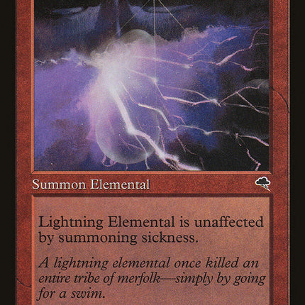 Lightning Elemental [Tempest]