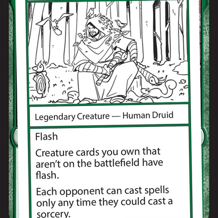 Teferi, Druid of Argoth [Mystery Booster 2 Playtest Cards]