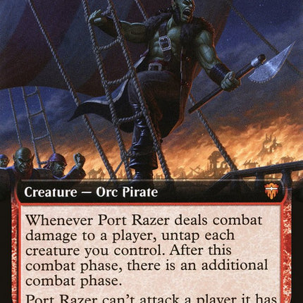 Port Razer (Extended Art) [Commander Legends]
