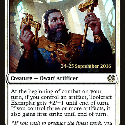 Toolcraft Exemplar [Kaladesh Prerelease Promos]