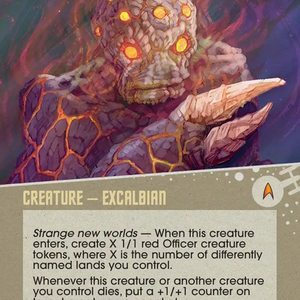 Excalbian Gamemaster (Showcase) (Surge Foil) [Star Trek]